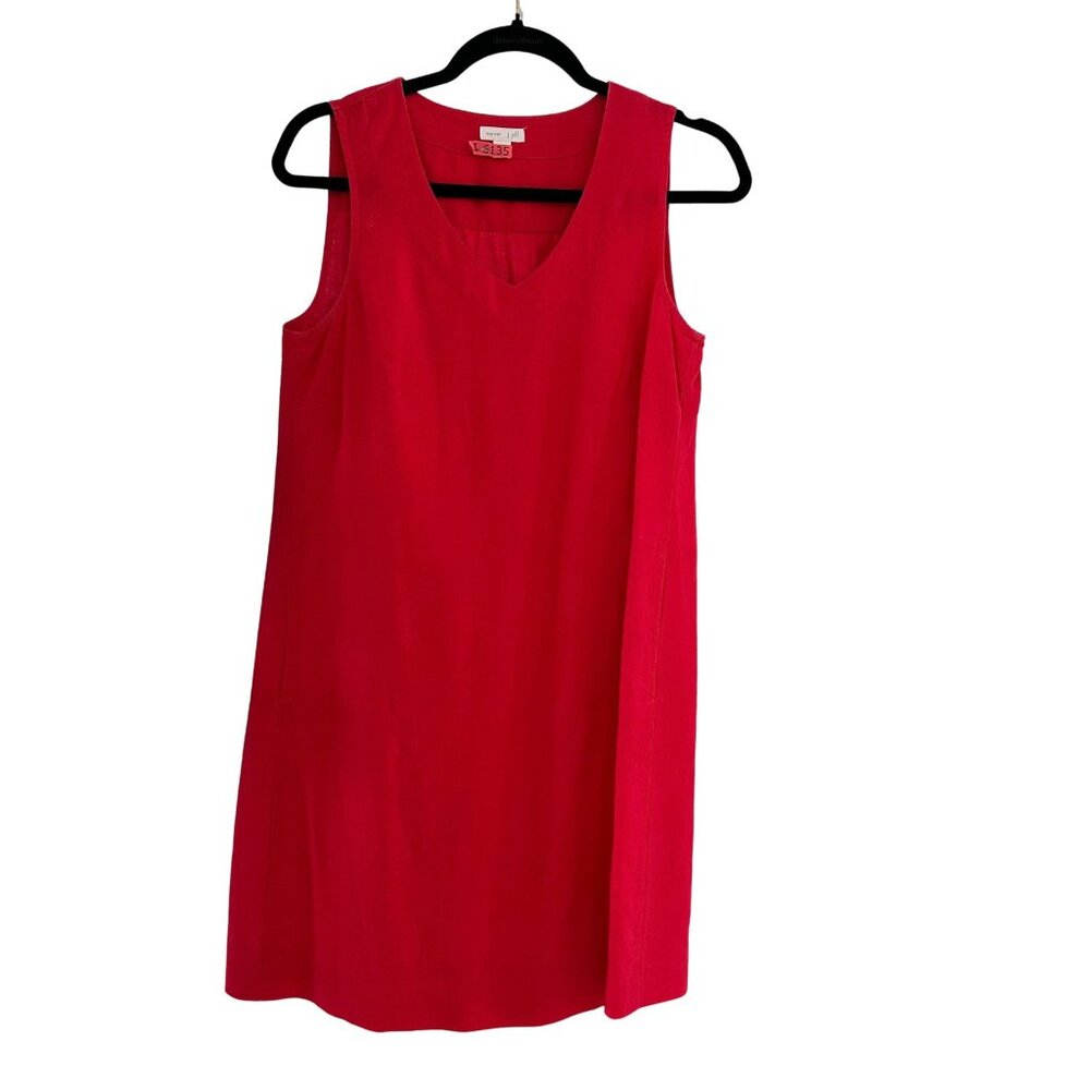 J.Jill Love Linen collection, size XSP, 100% Linen, red/coral